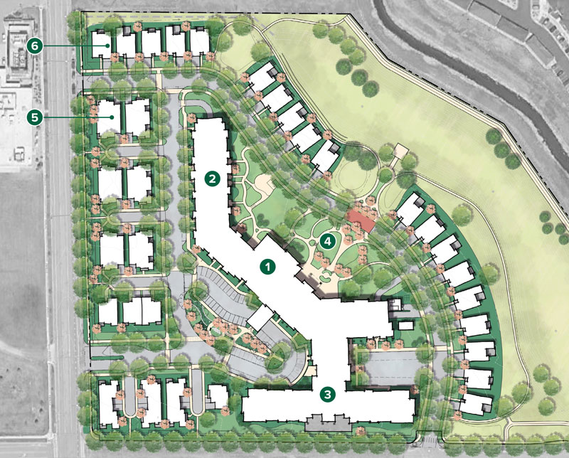 Touchmark at Harmony Ridge Site Map